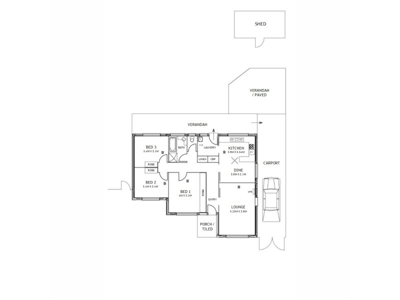 21 Roper Street, Salisbury SA 5108 Floorplan