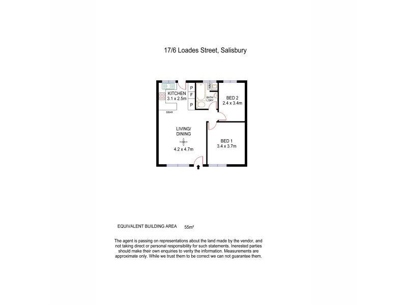 17/6 Loades Street, Salisbury SA 5108 Floorplan
