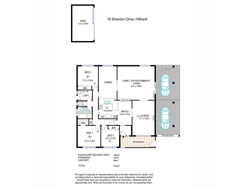 18 Shandon Drive, Hillbank SA 5112 Floorplan