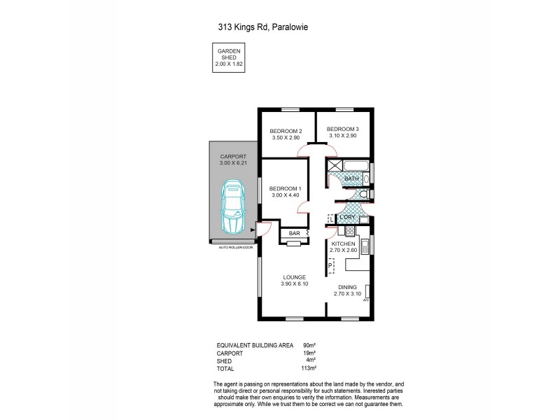 313 Kings Road, Paralowie SA 5108 Floorplan