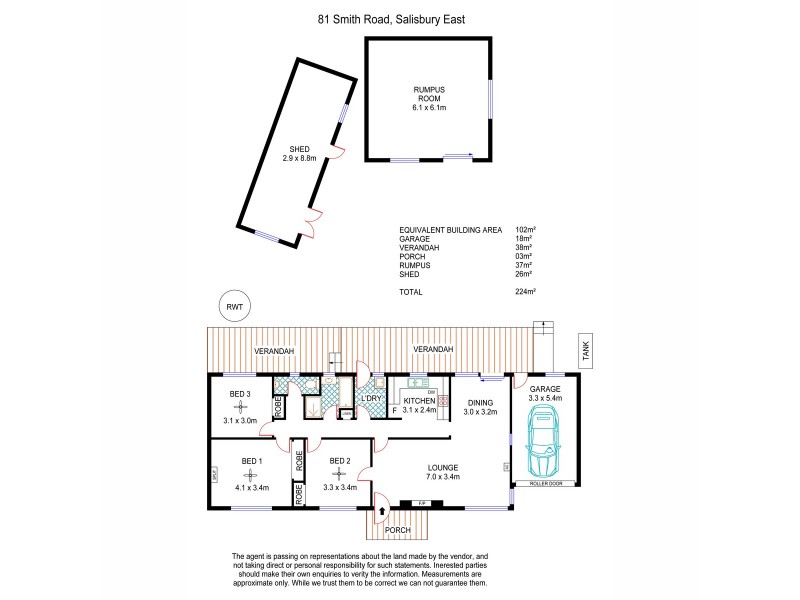 81 Smith Road, Salisbury East SA 5109 Floorplan