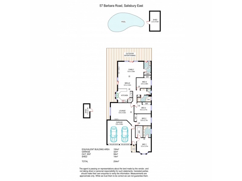 57 Barbara Road, Salisbury East SA 5109 Floorplan