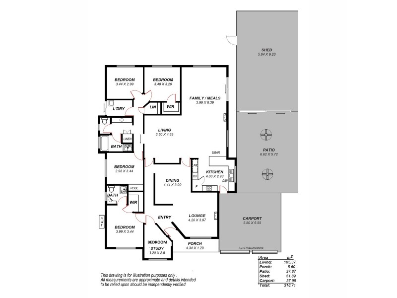 46 Pacific Boulevard, Hillbank SA 5112 Floorplan