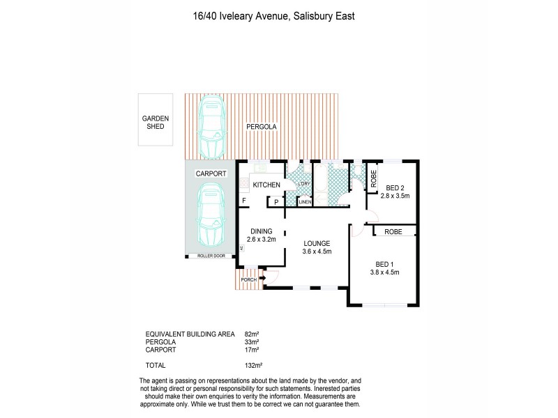 16/40 Iveleary Avenue, Salisbury East SA 5109 Floorplan