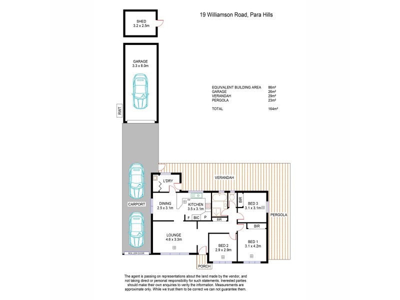 19 Williamson Road, Para Hills SA 5096 Floorplan
