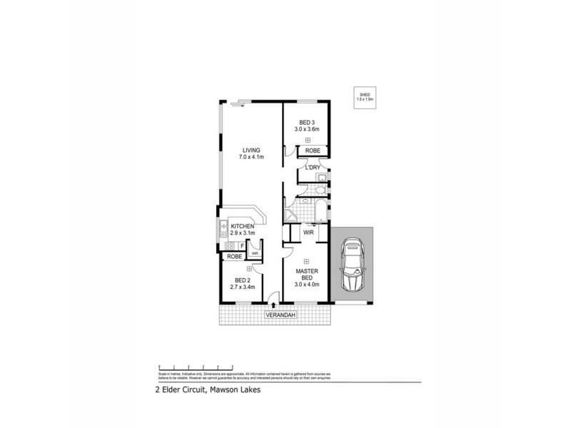 2 Elder Circuit, Mawson Lakes SA 5095 Floorplan
