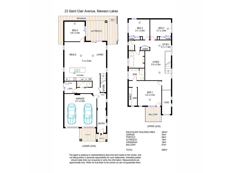 23 St Clair Avenue, Mawson Lakes SA 5095 Floorplan