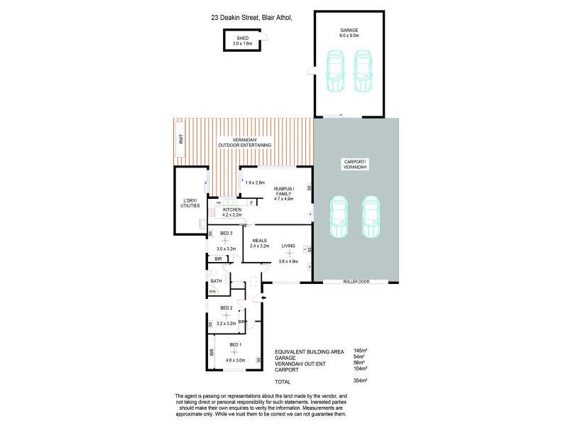 23 Deakin Street, Blair Athol SA 5084 Floorplan