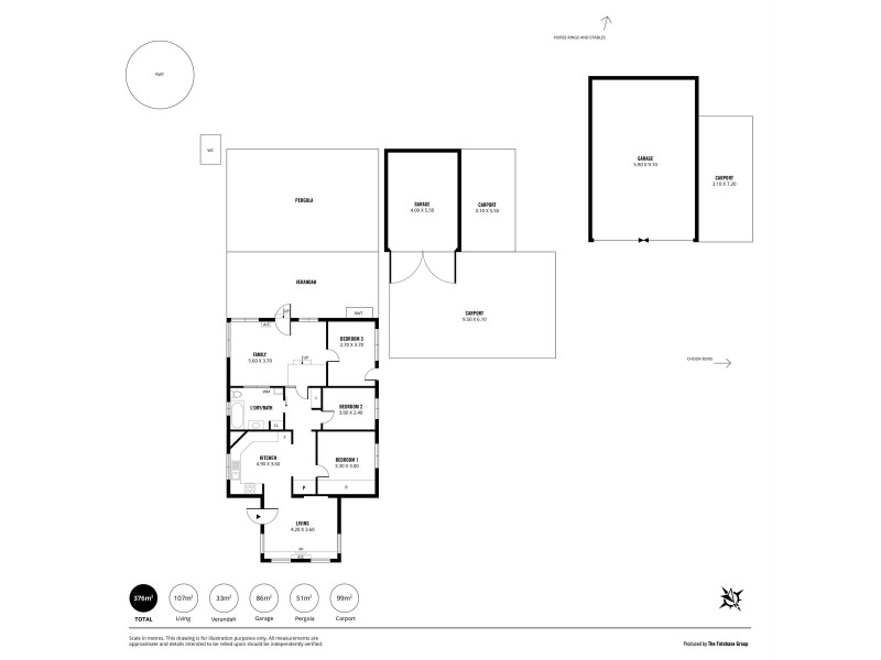312 Williamstown Road, Cockatoo Valley SA 5351 Floorplan