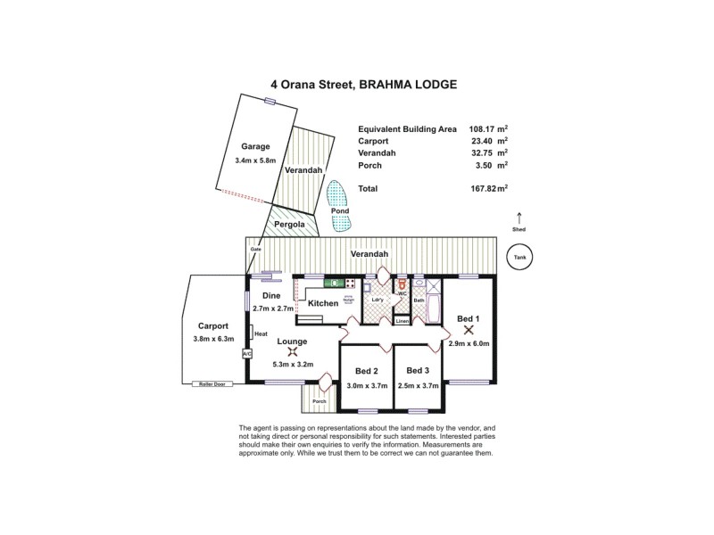 4 Orana Street, Brahma Lodge SA 5109 Floorplan