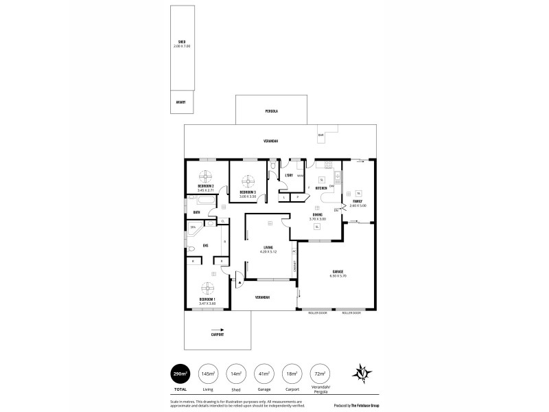 6 Sharon Drive, Para Hills SA 5096 Floorplan