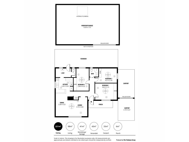 44 Harvey Road, Elizabeth South SA 5112 Floorplan