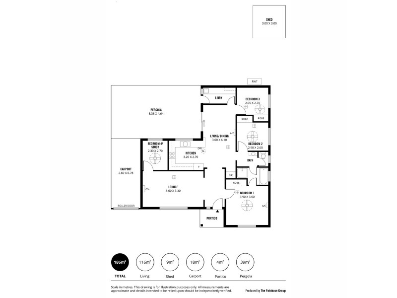 2 Garfield Court, Paralowie SA 5108 Floorplan