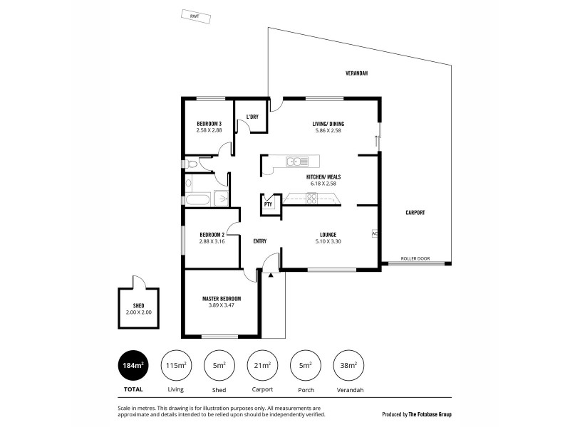25 Denver Drive, Parafield Gardens SA 5107 Floorplan
