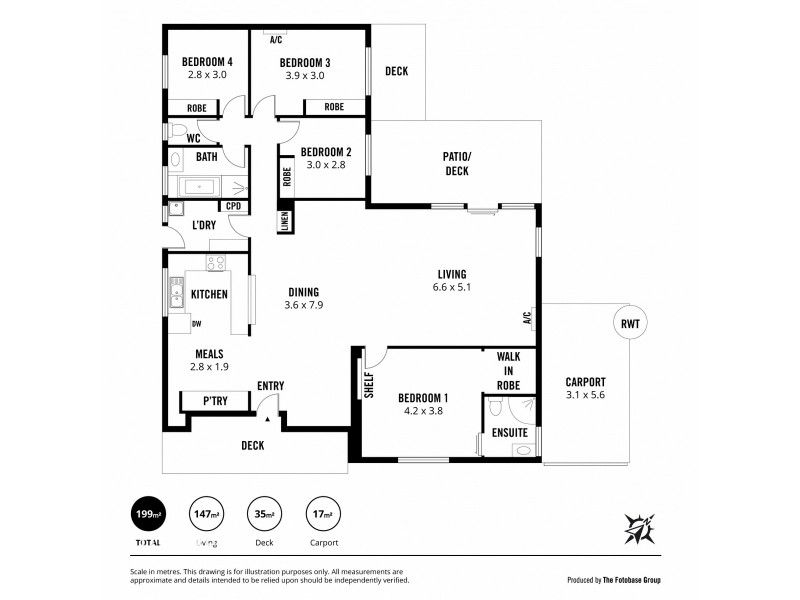 1 Warwick Street, Salisbury East SA 5109 Floorplan