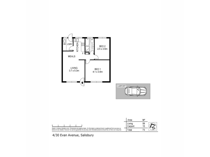 4/30 Evan Avenue, Salisbury SA 5108 Floorplan