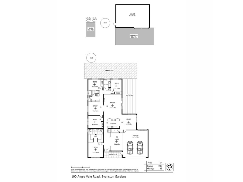190 Angle Vale Road, Evanston Gardens SA 5116 Floorplan
