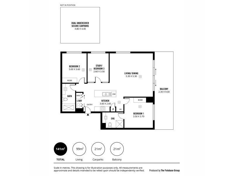 306/23 Warner Avenue, Findon SA 5023 Floorplan