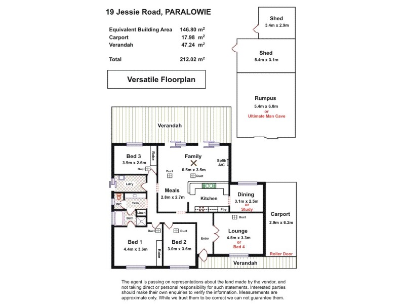 19 Jessie Road, Paralowie SA 5108 Floorplan