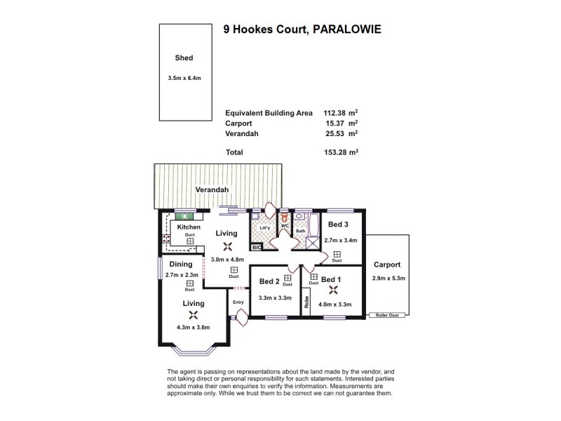 9 Hookes Court, Paralowie SA 5108 Floorplan