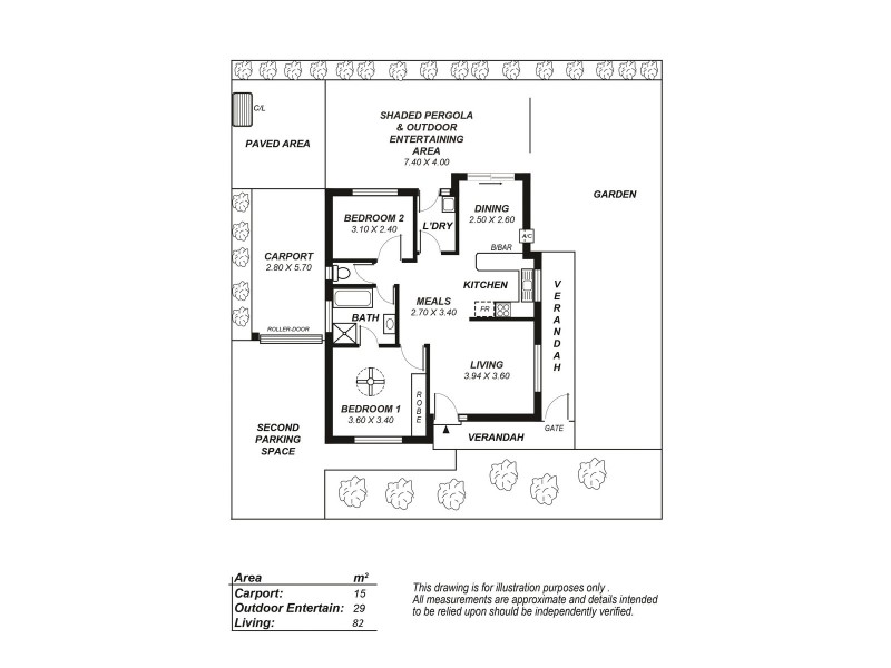 1/18 Elizabeth Street, Tea Tree Gully SA 5091 Floorplan