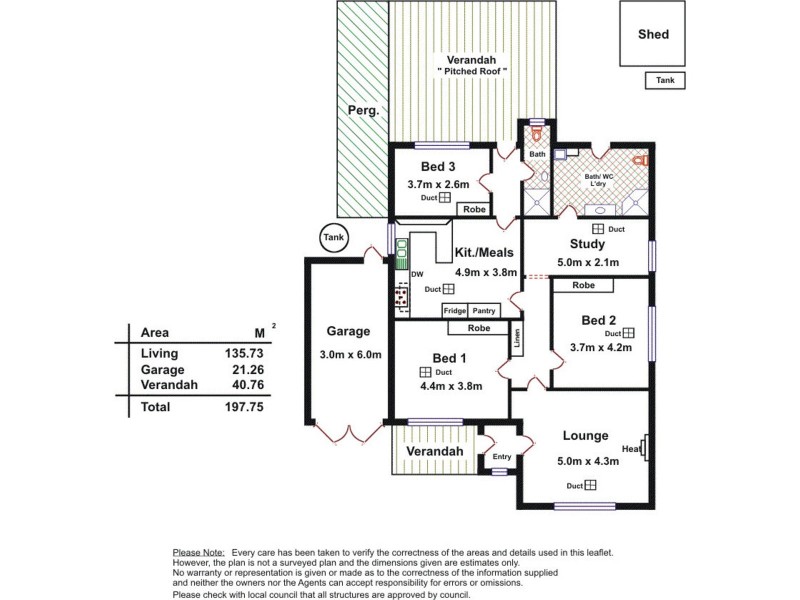 62 Cullford Avenue, Klemzig SA 5087 Floorplan