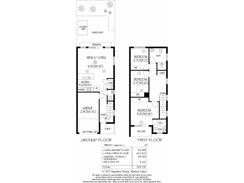 11/60 Augustine Street, Mawson Lakes SA 5095 Floorplan