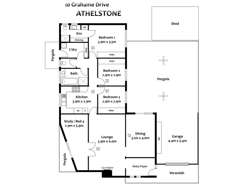 10 Grahame Drive, Athelstone SA 5076 Floorplan