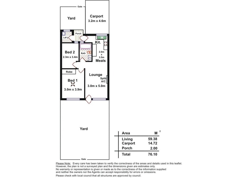 1/110 Ashbrook Avenue, Trinity Gardens SA 5068 Floorplan
