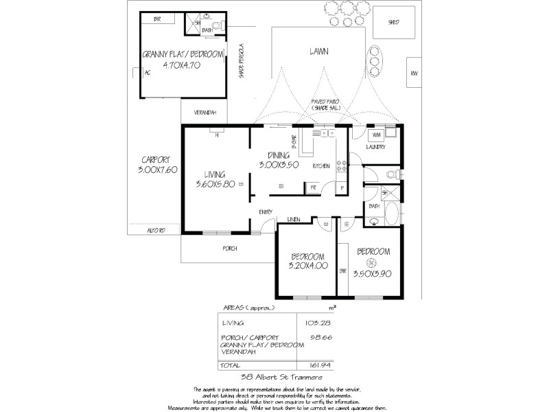 38 Albert Avenue, Tranmere SA 5073 Floorplan