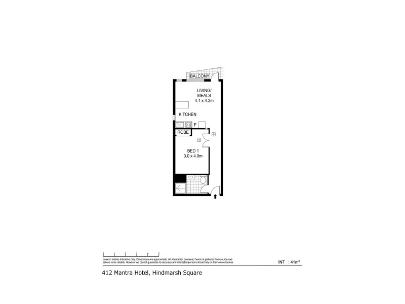 94/61 Hindmarsh Square, Adelaide SA 5000 Floorplan