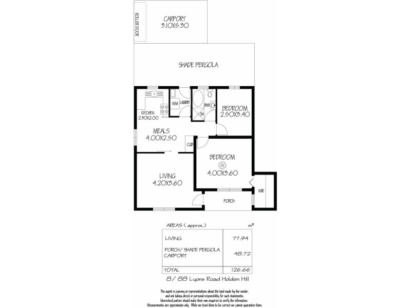 8/88 Lyons Road, Holden Hill SA 5088 Floorplan