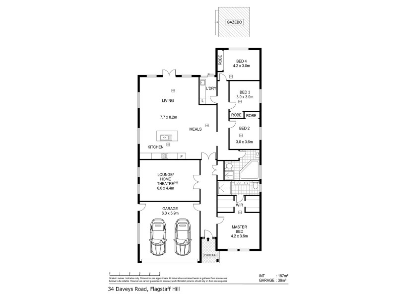 34 Daveys Road, Flagstaff Hill SA 5159 Floorplan
