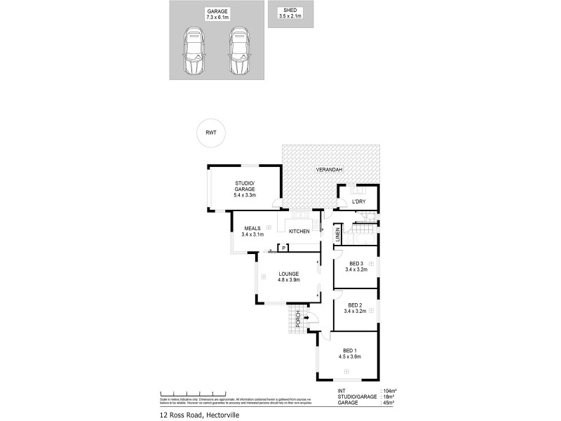 12 Ross Road, Hectorville SA 5073 Floorplan