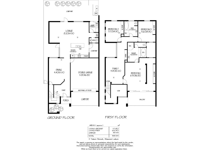 11 Yates Street, Mawson Lakes SA 5095 Floorplan