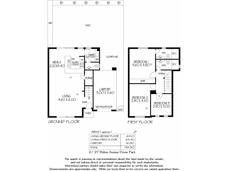 27 Bolton Avenue, Devon Park SA 5008 Floorplan