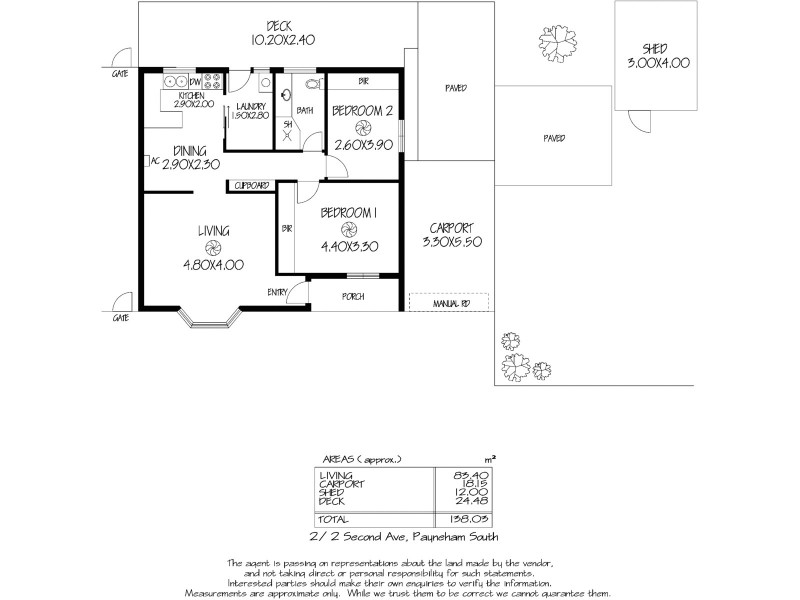 2/2 Second Avenue, Payneham South SA 5070 Floorplan