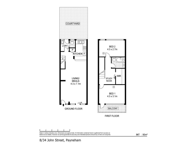 1/34 John Street, Payneham SA 5070 Floorplan