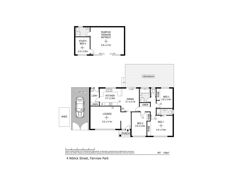 4 Niblick Street, Fairview Park SA 5126 Floorplan