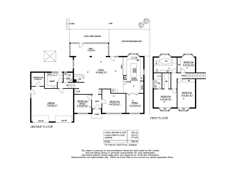 15 Patrick Auld Drive, Auldana SA 5072 Floorplan