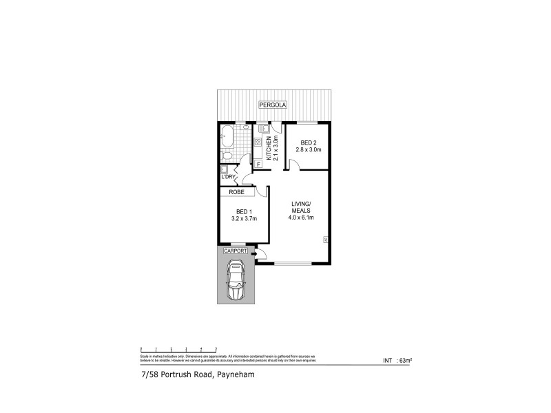 7/58 Portrush Road, Payneham SA 5070 Floorplan