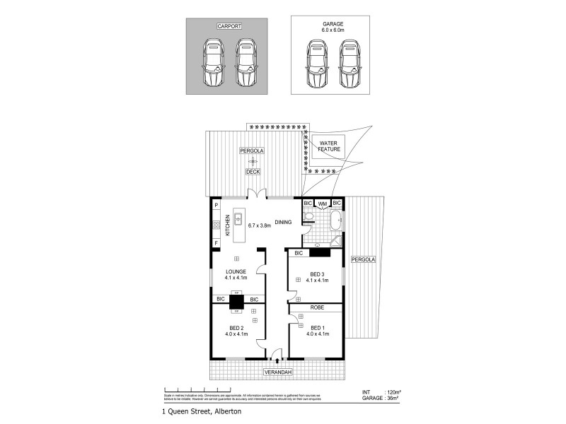 1 Queen Street, Alberton SA 5014 Floorplan