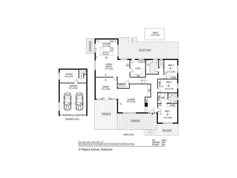 9 Yalpara Avenue, Rostrevor SA 5073 Floorplan