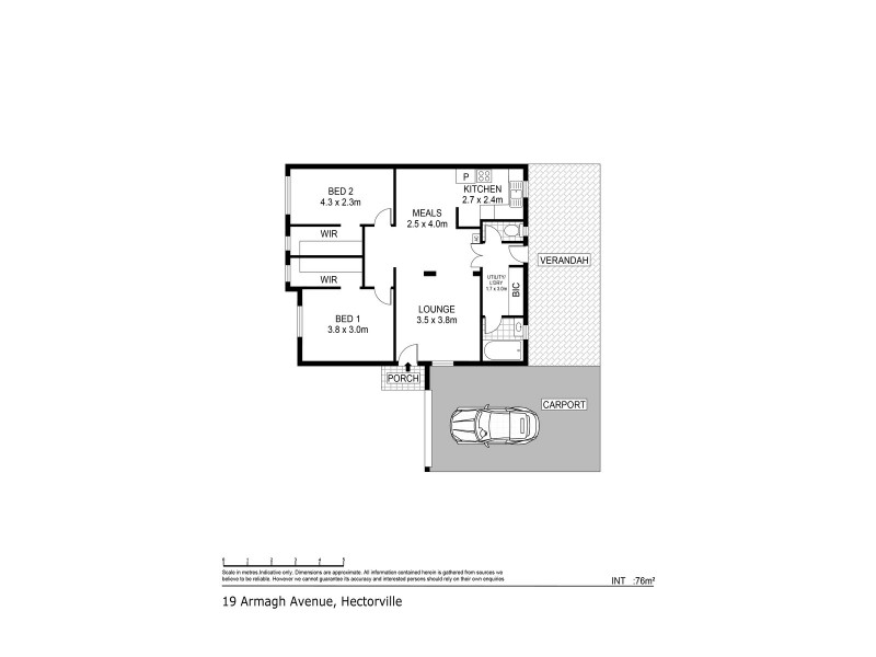 19 Armagh Avenue, Hectorville SA 5073 Floorplan