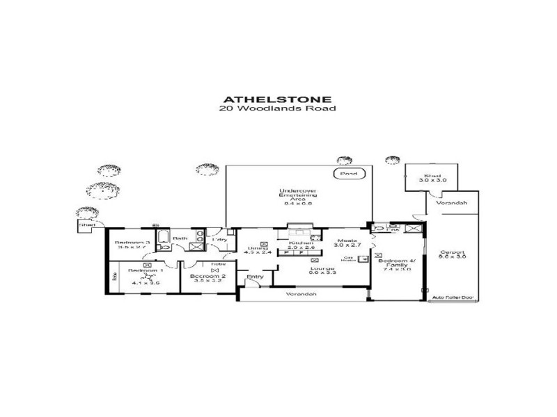 20 Woodlands Road, Athelstone SA 5076 Floorplan
