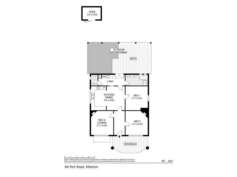 66 Port Road, Alberton SA 5014 Floorplan
