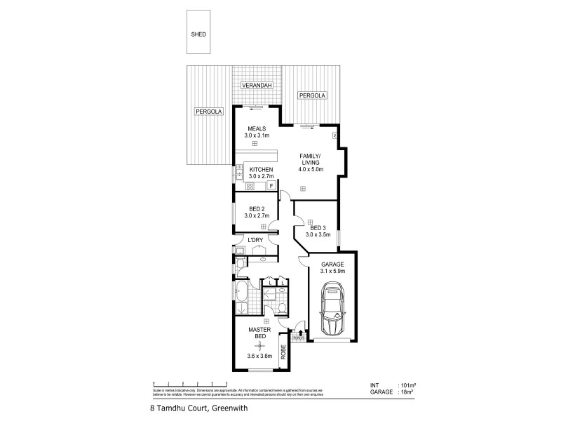 8 Tamdhu Court, Greenwith SA 5125 Floorplan