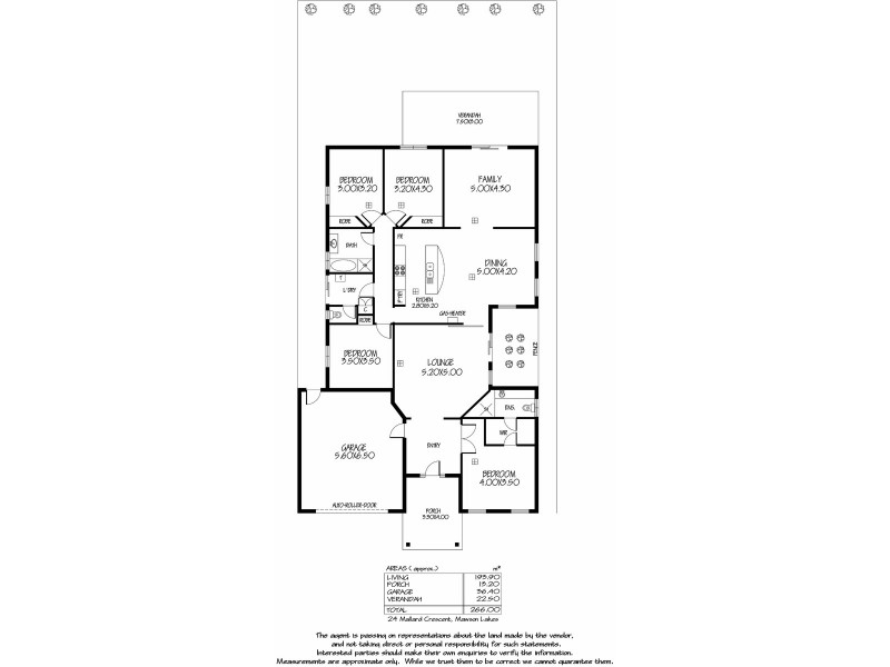 24 Mallard Crescent, Mawson Lakes SA 5095 Floorplan