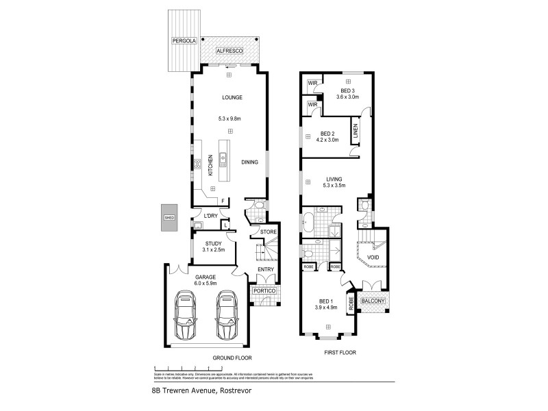8b Trewren Avenue, Rostrevor SA 5073 Floorplan