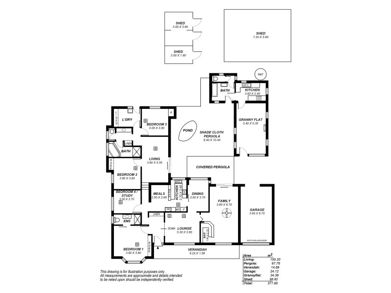47 Landseer Crescent, Dernancourt SA 5075 Floorplan